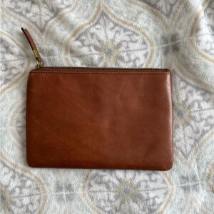 Madewell leather Clutch/wallet
